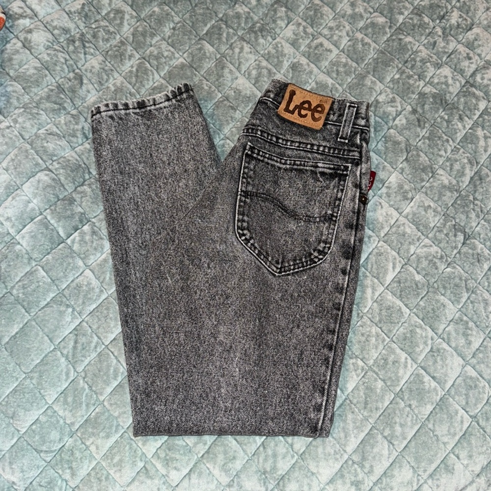 Lee black wash jeans